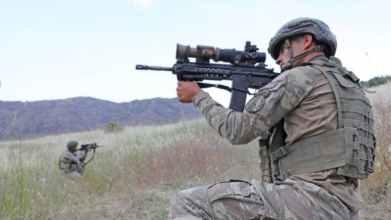 Suriye'nin kuzeyinde 5 terörist öldürüldü