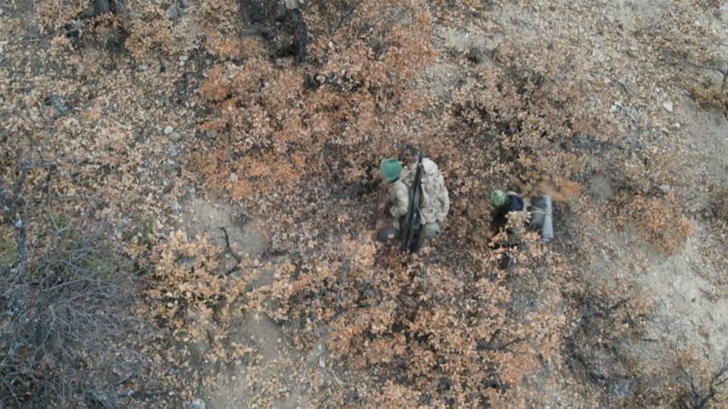 Erzurumda drone ile tespit edilen kaçak avcılara para cezası