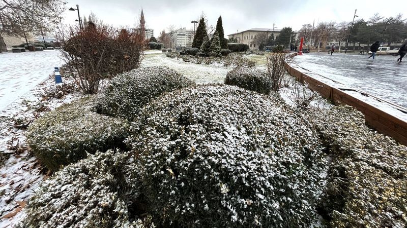 Sivas'ta kar yağışı