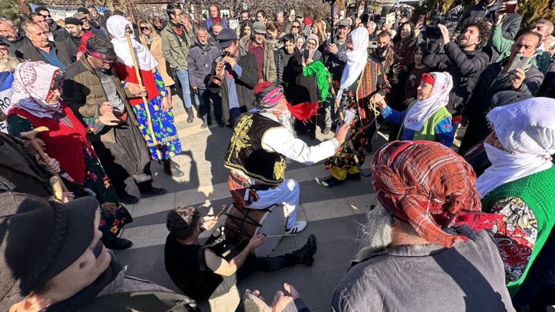 Tunceli'de yeni yılın gelişi 'Gağan' geleneğiyle kutlandı