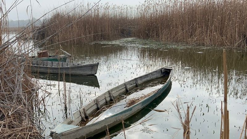 Eber Gölü'nde su seviyesi yükseldi 