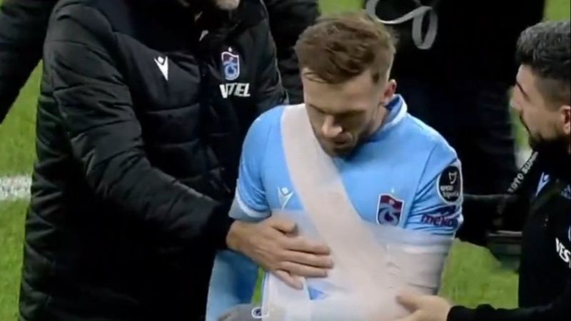 Edin Visca, Karagümrük maçında sakatlandı