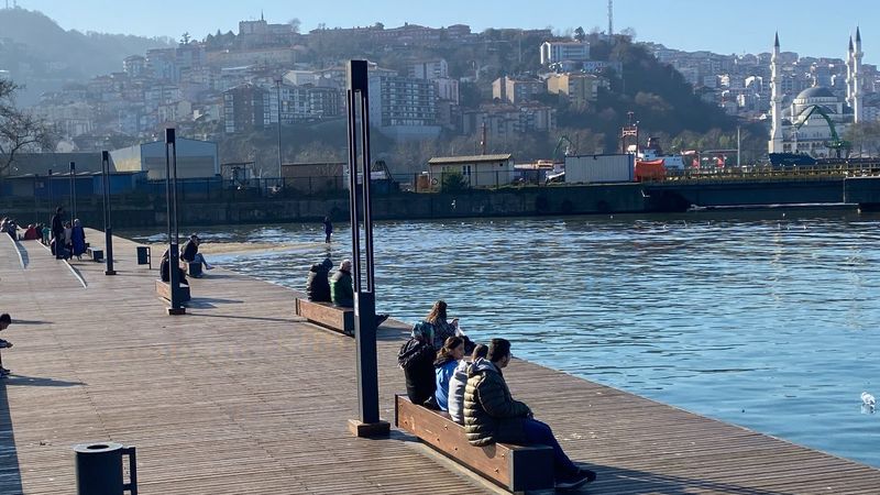 Zonguldak'ta yazdan kalma gün yaşandı