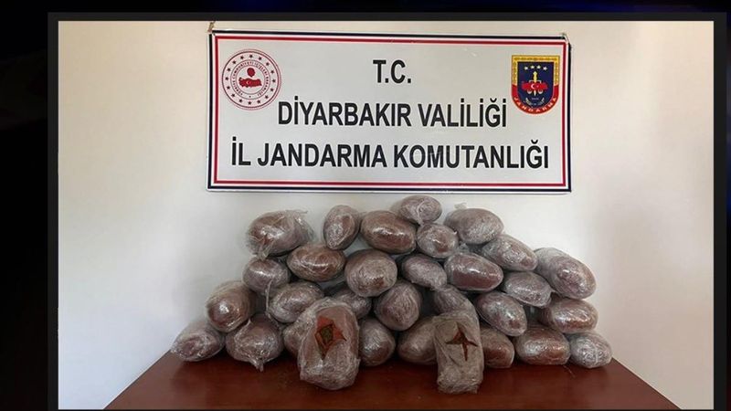Diyarbakır'da 631 kilo esrar ele geçirildi