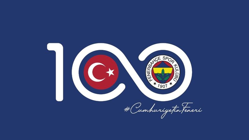 Fenerbahçe'nin Cumhuriyetin 100. yılına özel arması formalarda bulunacak