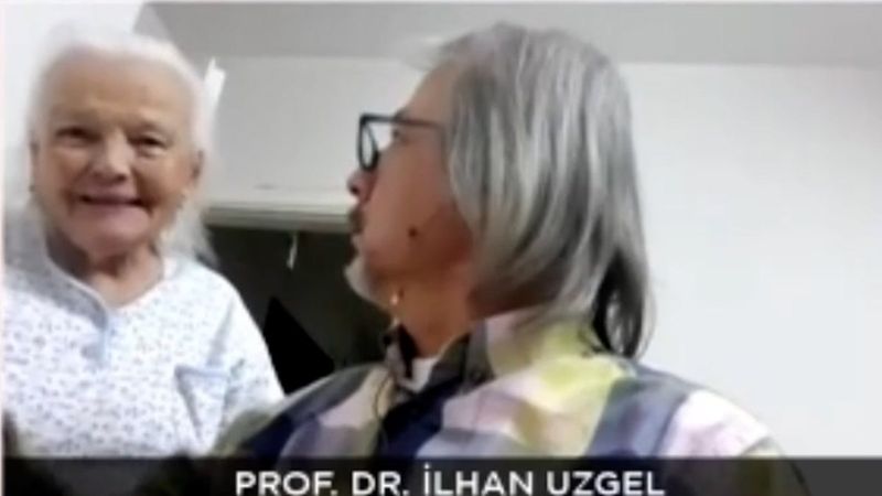 Canlı yayına tatlı konuk süprizi