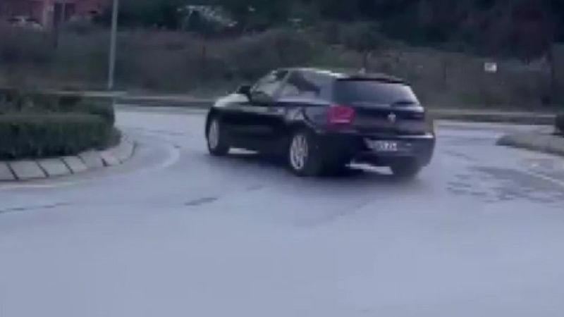 Beykoz’da drift atan sürücü yakalandı 