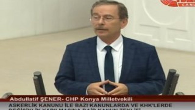 Abdüllatif Şener bütçe konuşmasında kendini övdü