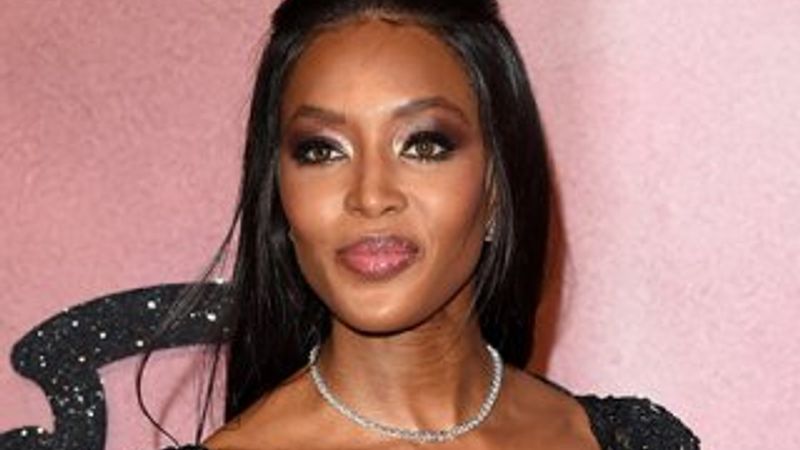 Naomi Campbell'ın gençlik fotoğrafı