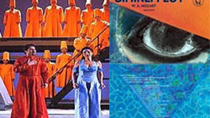 Mozart'ın Sihirli Flüt'ü sahnede