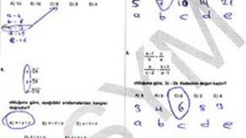 YGS'de şifreli cevap anahtarıyla kopya iddiası