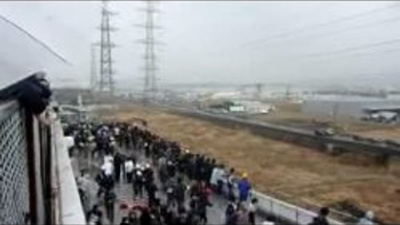 Film değil gerçek: Japonların Tsunami'den kaçışı