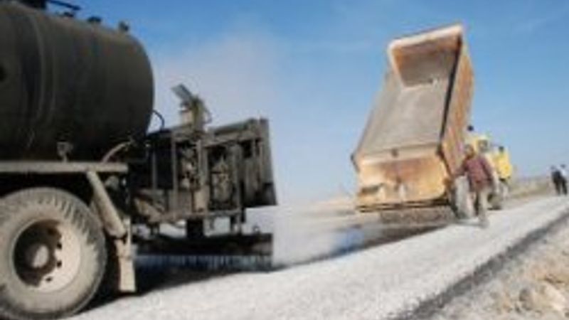 Aktütün yolu 60 yıl sonra ilk kez asfaltlanıyor