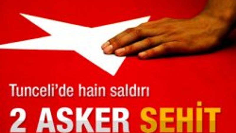 Tunceli'de hain saldırı: 2 şehit