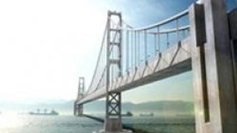 Dev asma köprü için imzalar atıldı