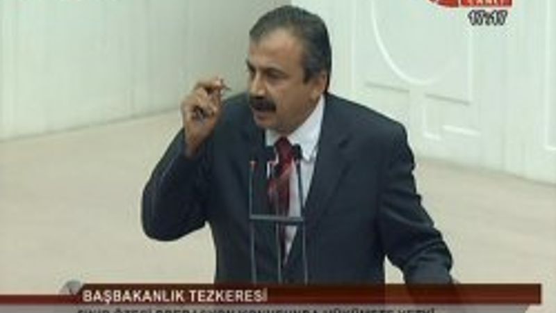 Sırrı Süreyya Önder'in Meclis'teki tezkere konuşması