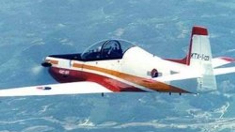 Kırşehir'de eğitim uçağı düştü