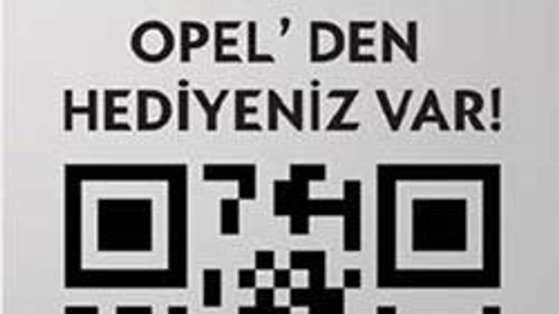 QR kod ile Opel müşterilerine özel fırsatlar