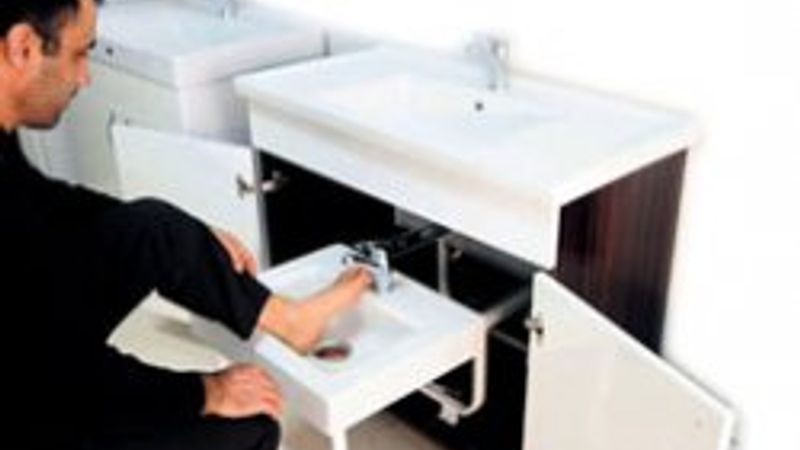 Yaşlılara ve çocuklara özel abdest lavabosu