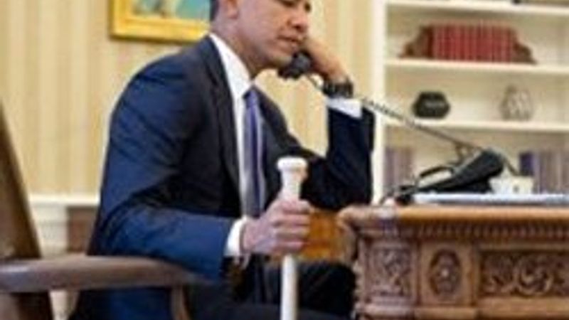 Obama'nın elindeki sopanın hikayesi