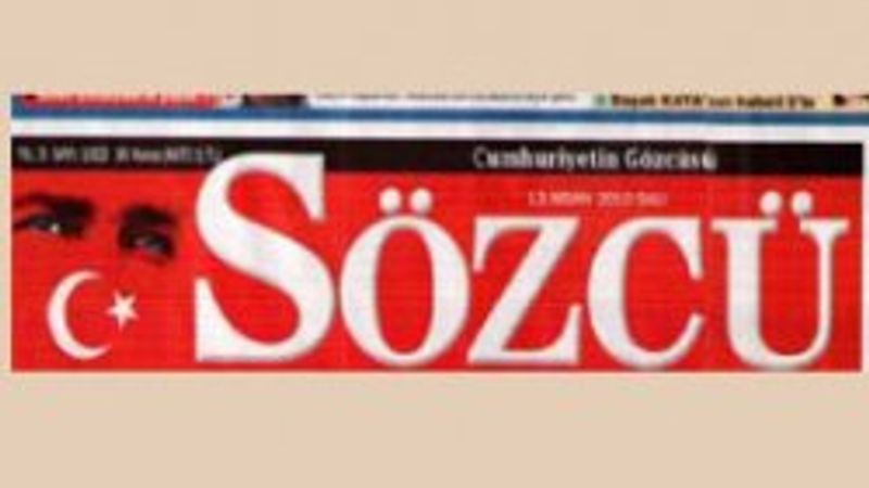 Sözcü'nün tam sayfa manşeti balon çıktı