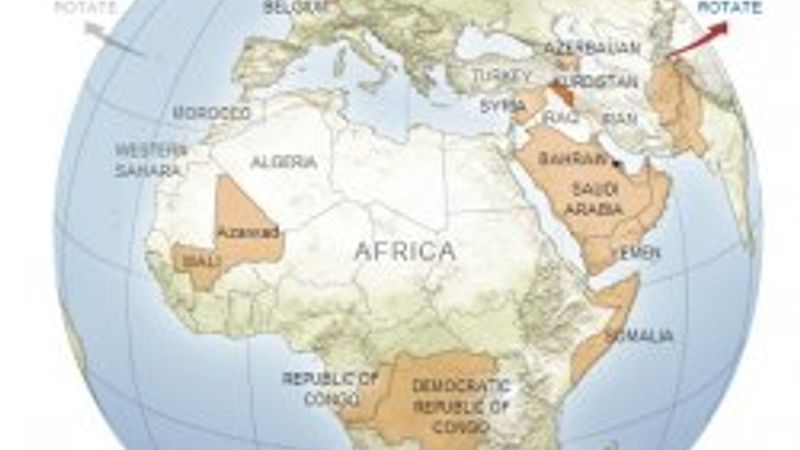 NYT'nin yeni dünya haritasında Kürdistan da var