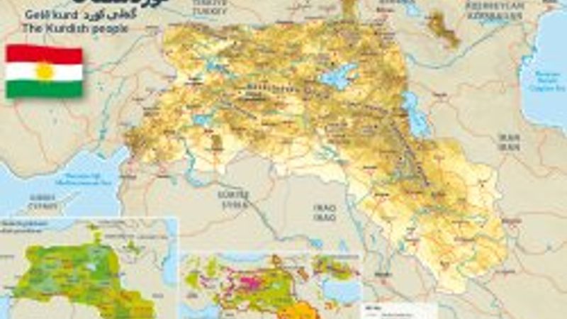 Bir sözde Kürdistan haritası da Avrupa'dan