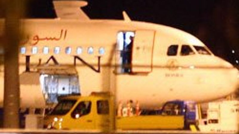 Askeri malzemeler Şam rejimine gidiyordu