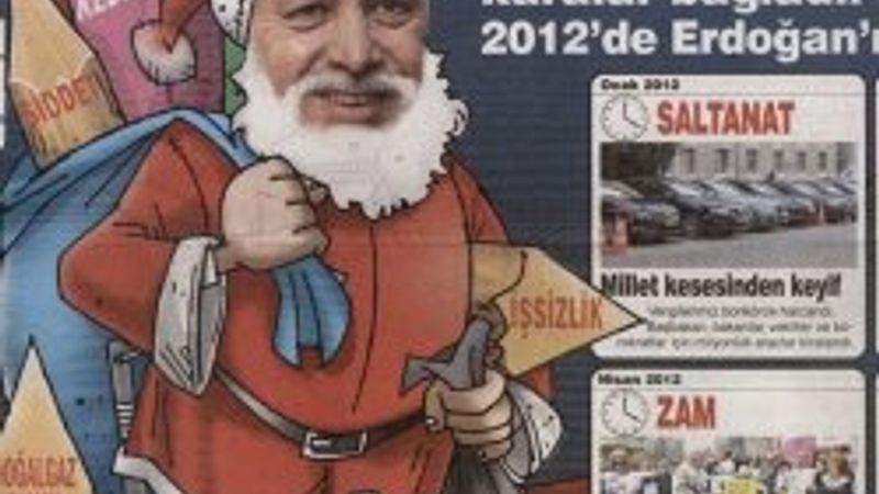 Sözcü gazetesi 2013'e Erdoğan'la girdi