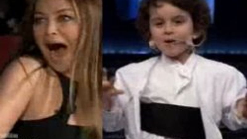 Yetenek Sizsiniz'de Hülya Avşar minik Emir'i kızdırdı