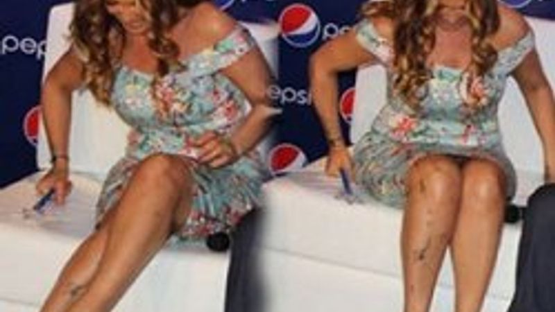 Hülya Avşar frikik verdi selülitleri ortaya çıktı