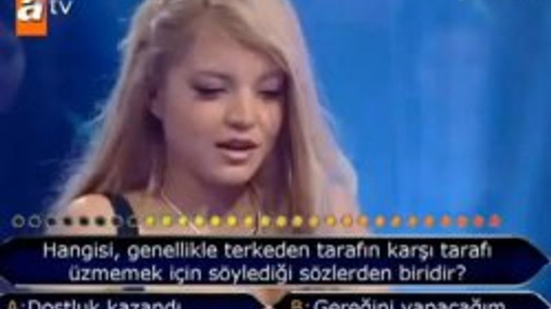 Buse Narcı'nın Kim Milyoner Olmak İster performansı - izle