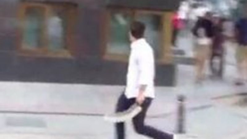 O saldırgana palası için işlem yapılmamış