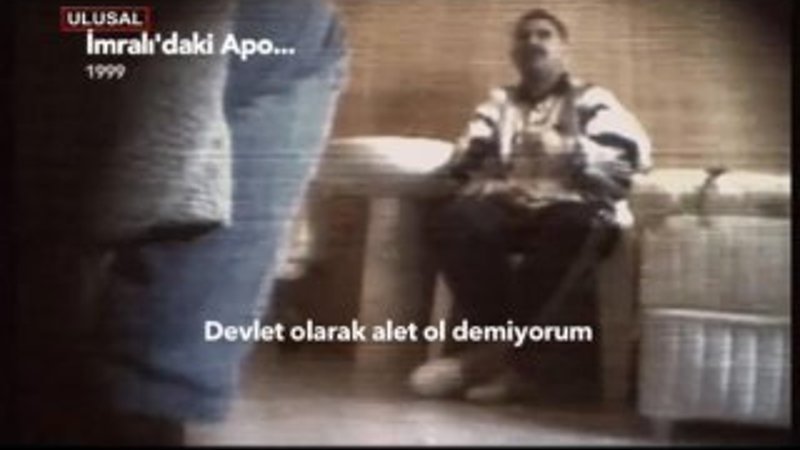 Öcalan'ın İmralı'daki sorgu görüntüleri ortaya çıktı