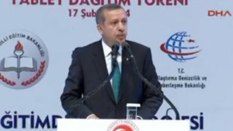 Başbakan Erdoğan'ın tablet dağıtım törenindeki konuşması - izle