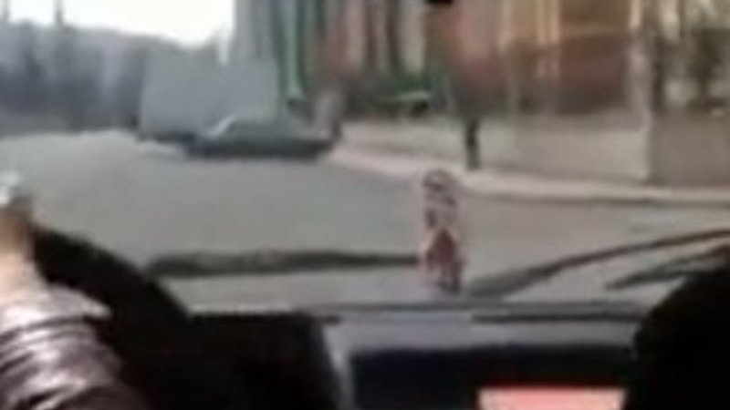 Kızına araba kullanmayı öğreten babanın çilesi İZLE