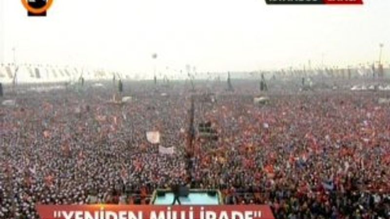 AK Parti'nin Yenikapı mitingine rekor katılım