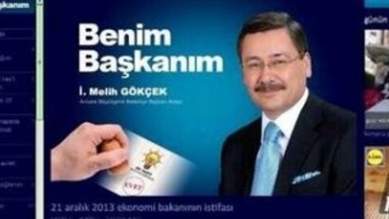 Melih Gökçek Ekşi Sözlük'e reklam verdi