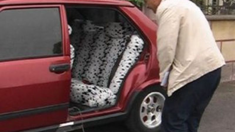 Aksaray'da bir otomobilin kapısı çalındı