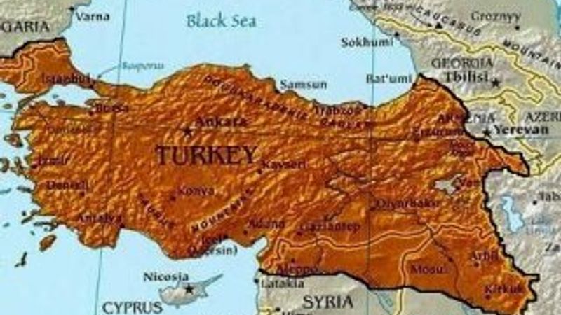 Türkiye'nin Misak-ı Milli haritası