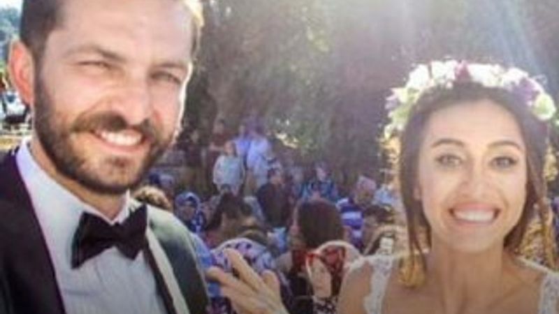 İlker Kızmaz ve Aslı Türkel evlendi