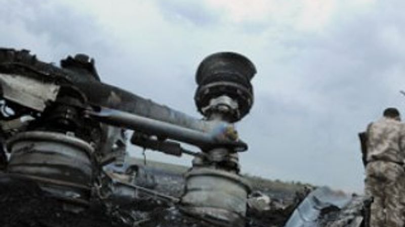 Ukrayna'da düşen Malezya uçağından ilk görüntüler