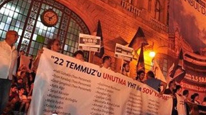 Kadıköy’de hızlı tren protestosu - İzle