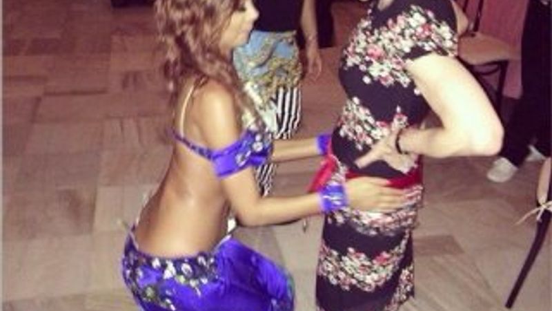 Madonna'ya dansözlü doğum günü