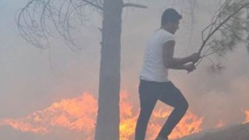 Adıyaman'da yangına dayanışmalı müdahale