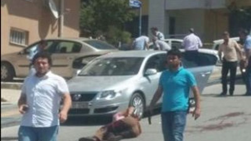 Ankara'da silahlı saldırı: 3'ü polis 4 yaralı 1 ölü