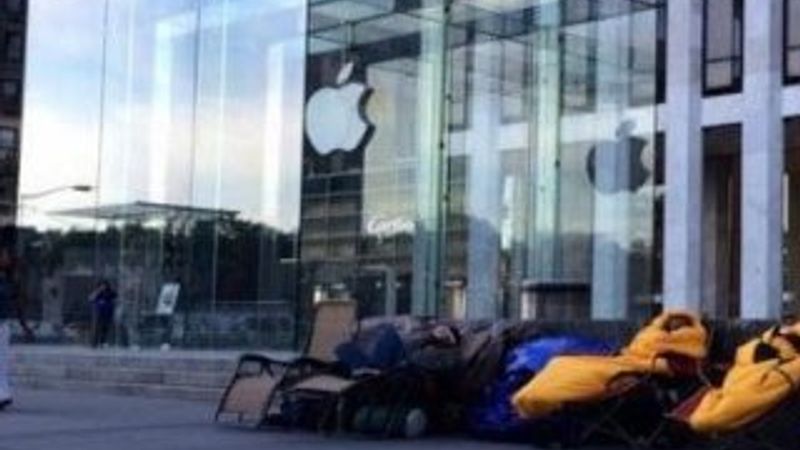 iPhone 6 kuyruğu günler öncesinden başladı