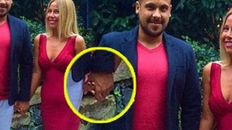 Ümit Erdim sevgilisiyle el ele