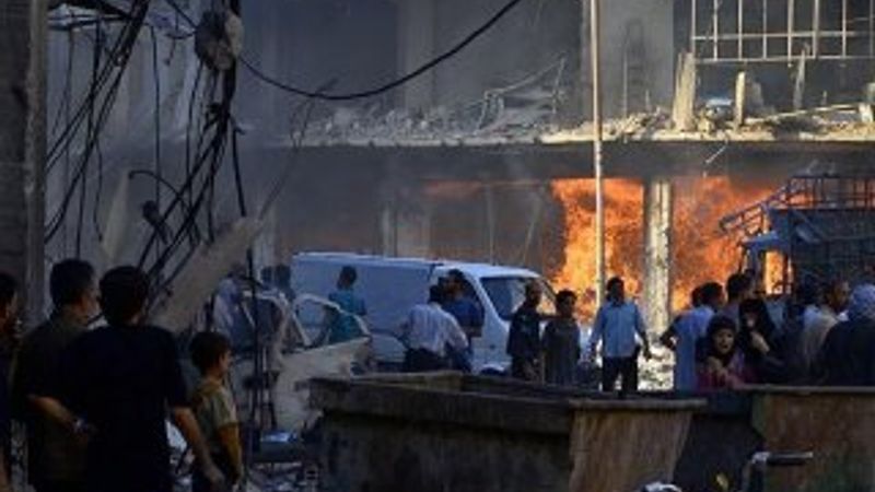 Şam'a hava saldırısı: 50 ölü