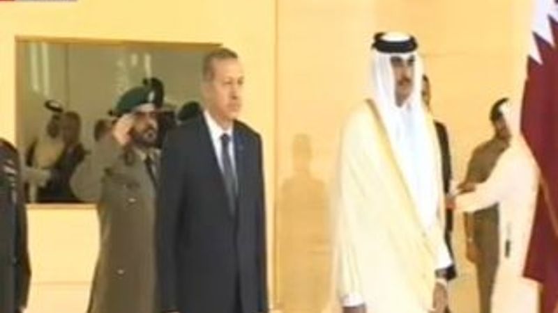 Erdoğan Katar'a gitti İZLE